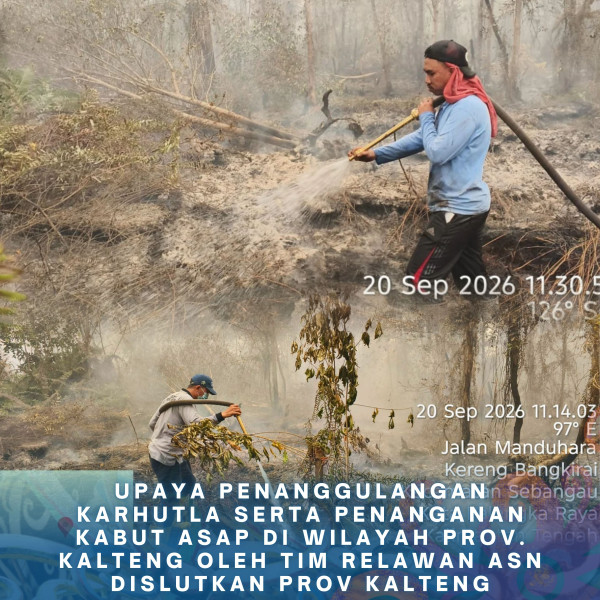Gambar ASN DISLUTKAN KALTENG PEDULI KARHUTLA 20 September 2026