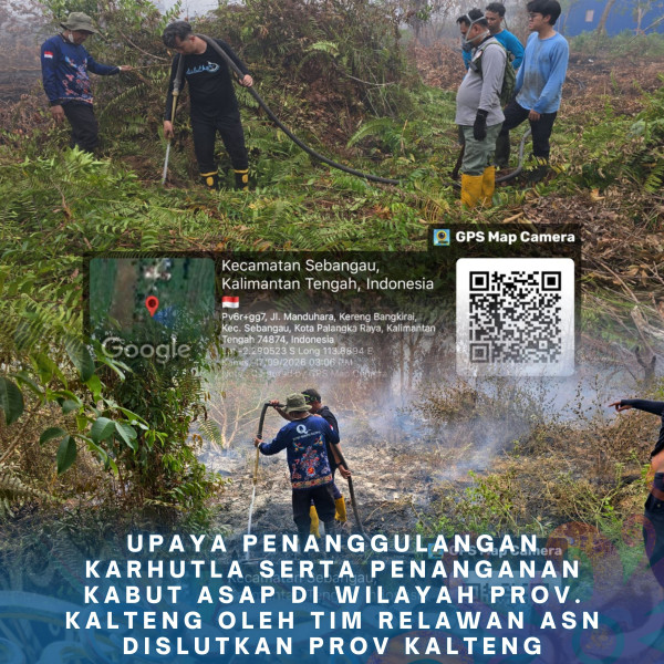 Gambar ASN DISLUTKAN KALTENG PEDULI KARHUTLA 17 September 2026