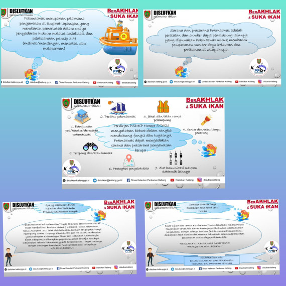 Gambar Bantuan Perlengkapan Kelompok Masyarakat Pengawas (POKMASWAS) Kalimantan Tengah