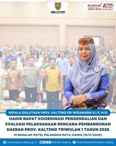 Rapat koordinasi Pengendalian dan Evaluasi Pelaksanaan Rencana Pembangunan Daerah Prov. Kalteng Triwulan 1 Tahun 2025