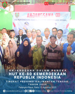 Anjangsana dalam rangka HUT Ke-80 Kemerdekaan Republik Indonesia tingkat Provinsi Kalimantan Tengah Tahun 2025