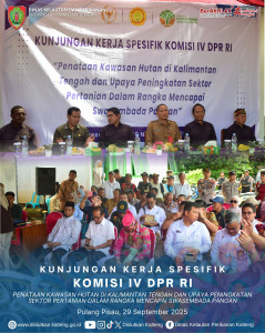 KUNJUNGAN KERJA SPESIFIK KOMISI IV DPR RI