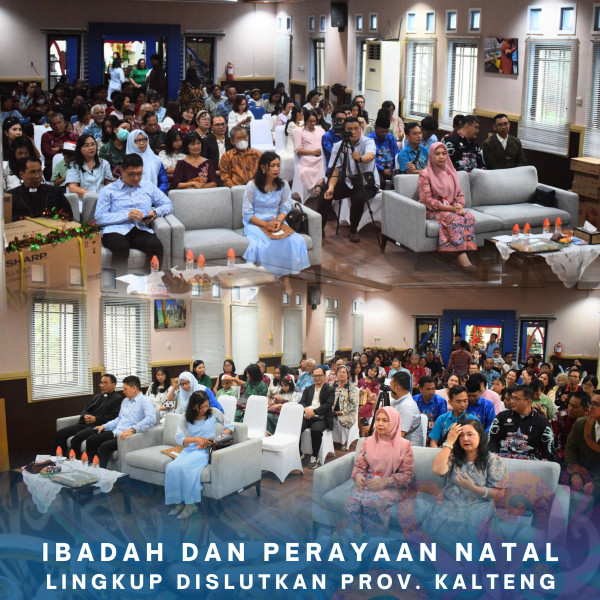 Gambar Ibadah dan Perayaan Natal Lingkup Dislutkan Prov. Kalteng