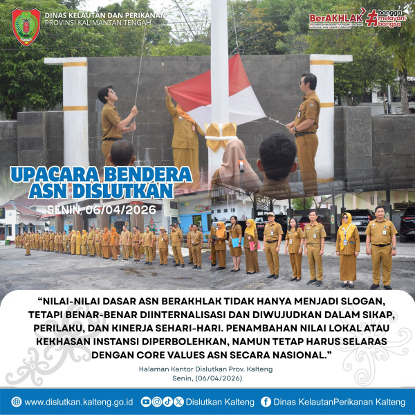 Gambar Upacara Bendera ASN Dislutkan Prov. Kalteng