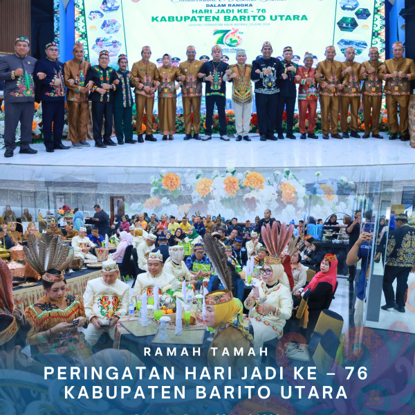 Gambar Ramah Tamah Peringatan Hari Jadi Ke-76 Kabupaten Barito Utara