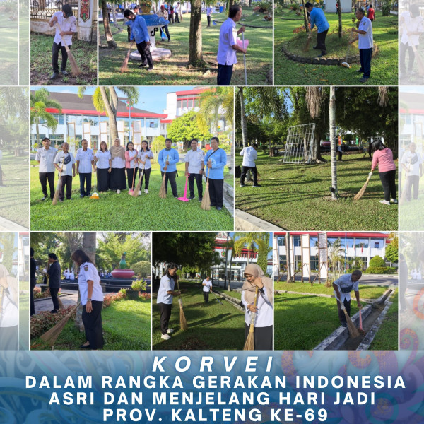 Gambar Korve Dalam Rangka Indonesia ASRI dan Menjelang Hari Jadi Prov. Kalteng Ke-69