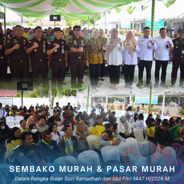 Gambar Sembako Murah dan Pasar Murah Dalam Rangka Bulan Suci Ramadhan dan Idul Fitri 1447 H/2026 M