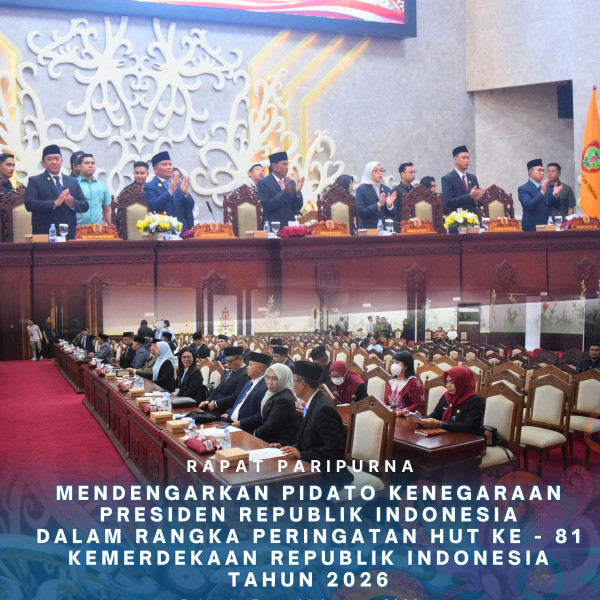Gambar Rapat Paripurna Mendengarkan Pidato Kenegaraan Presiden Republik Indonesia Dalam Rangka Peringatan HUT Ke-81 Kemerdekaan Republik Indonesia Tahun 2026