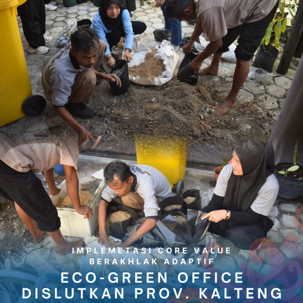 Gambar Implementasi Core Value Berakhlak Adaptif Eco-Green Office