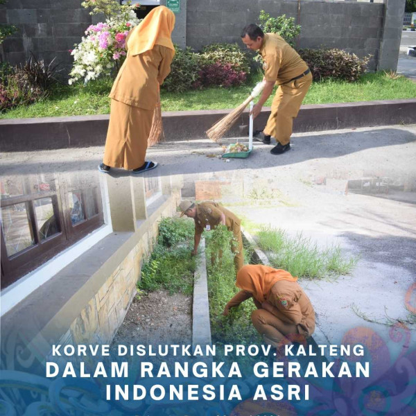 Gambar KORVE ASN DISLUTKAN PROV. KALTENG DALAM RANGKA GERAKAN INDONESIA ASRI, 23 JUNI 2026