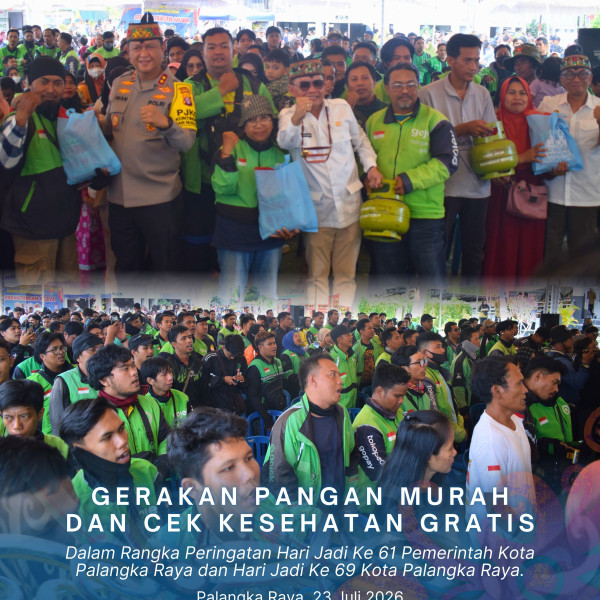 Gambar Gerakan Pangan Murah dan Cek Kesehatan Gratis, 23 Juli 2026