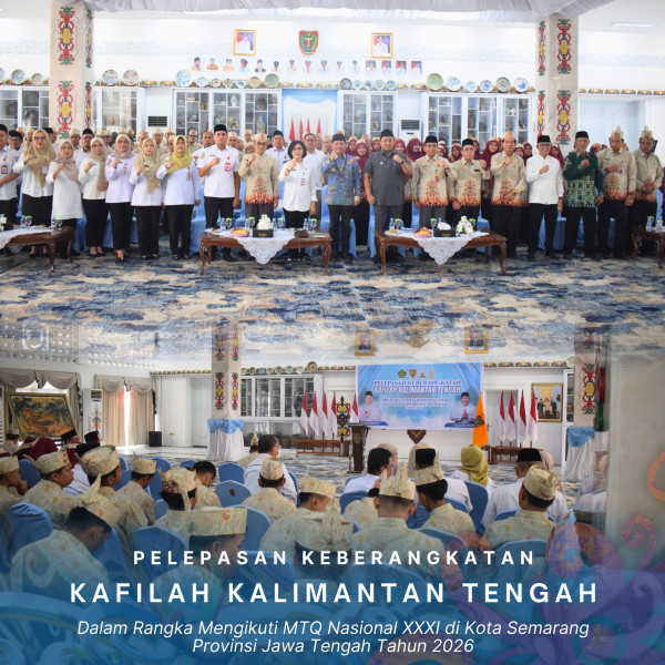 Gambar Pelepasan Keberangkatan Kafilah Kalimantan Tengah