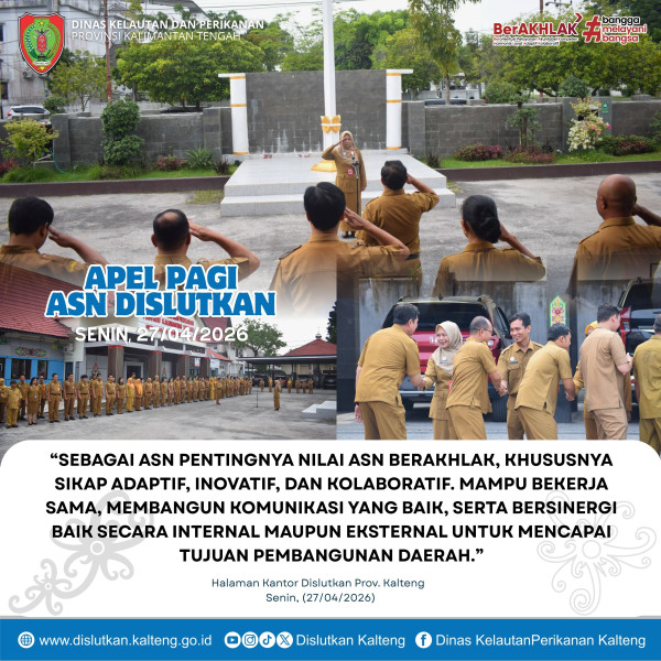 Gambar Apel Pagi ASN Dislutkan, Senin 27 April 2026