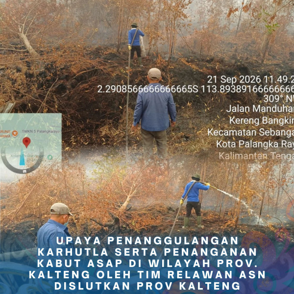 Gambar ASN DISLUTKAN KALTENG PEDULI KARHUTLA 21 September 2026