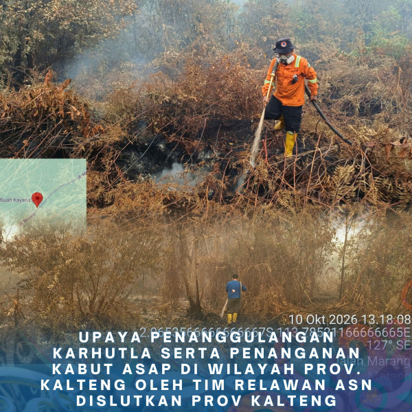 Gambar ASN DISLUTKAN KALTENG PEDULI KARHUTLA 10 Oktober 2026