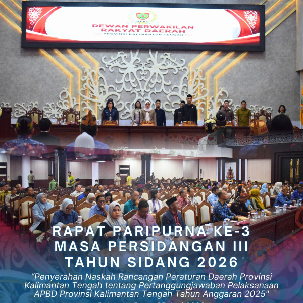 Gambar Rapat Paripurna Ke-3 Masa Persidangan III Tahun Sidang 2026