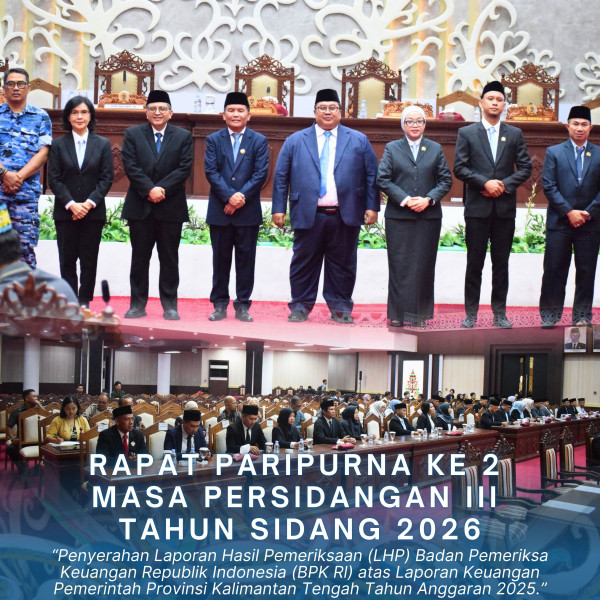 Gambar Rapat Paripurna Ke-2 Masa Persidangan III Tahun Sidang 2026