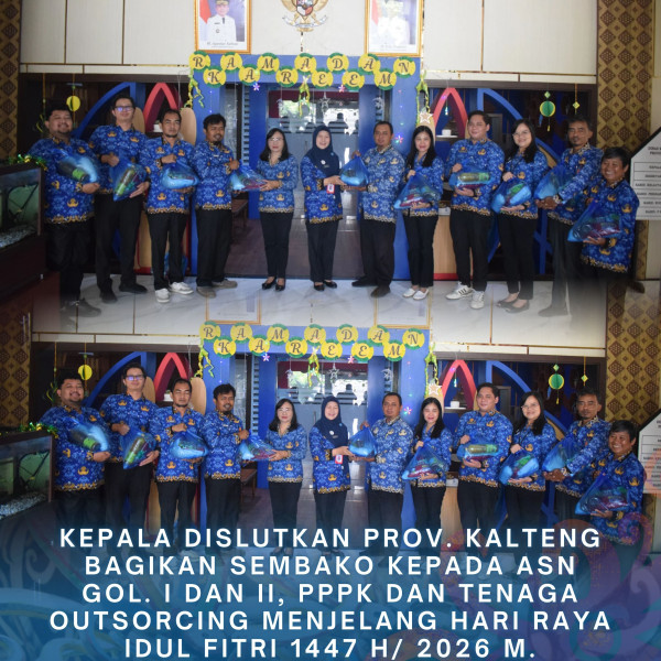Gambar Dislutkan Prov. Kalteng Bagikan Sembako Kepada ASN Gol. I dan II, PPPK dan Tenaga Outsourcing