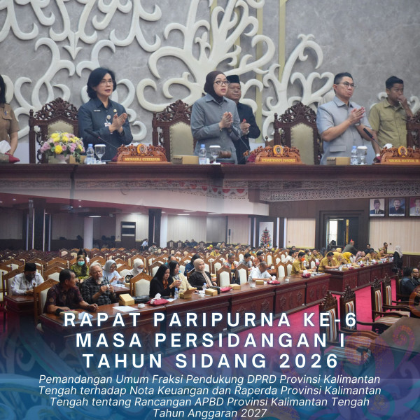 Gambar Rapat Paripurna Ke-6 Masa Persidangan I Tahun Sidang 2026