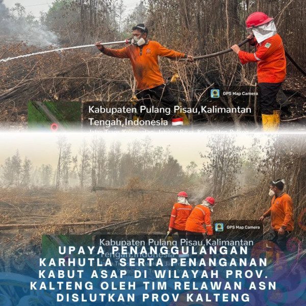 Gambar ASN DISLUTKAN KALTENG PEDULI KARHUTLA 06 Oktober 2026