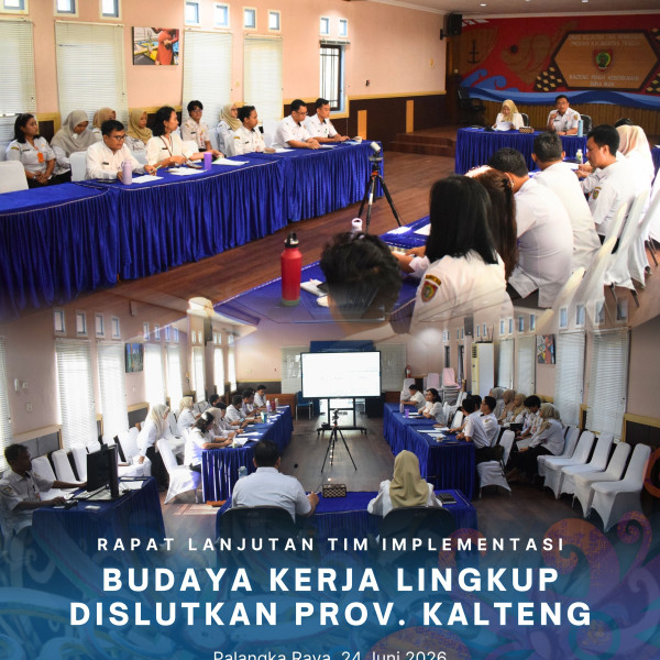 Gambar Rapat Lanjutan Tim Implementasi Budaya Kerja Lingkup Dislutkan Prov. Kalteng