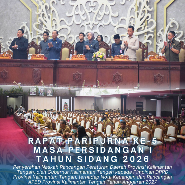 Gambar Rapat Paripurna Ke-5 Masa Persidangan I Tahun Sidang 2026
