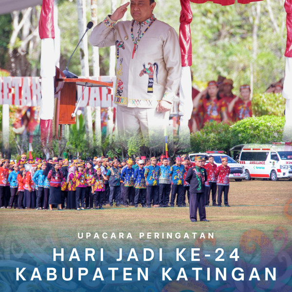 Gambar Upacara Peringatan Hari Jadi Ke - 24 Kabupaten Katingan