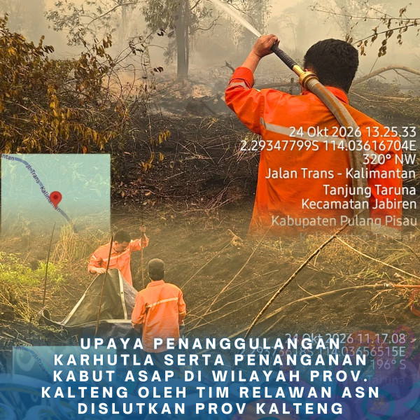 Gambar ASN DISLUTKAN KALTENG PEDULI KARHUTLA 24 Oktober 2026