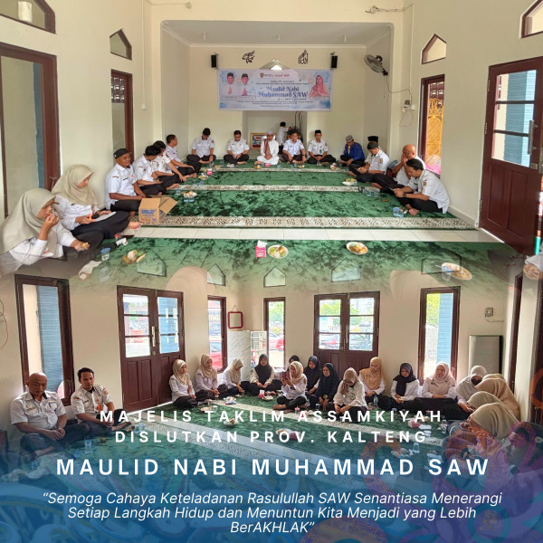 Gambar Maulid Nabi Muhammad SAW Dislutkan Prov. Kalteng