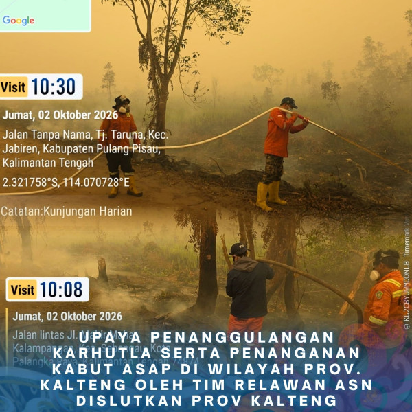 Gambar ASN DISLUTKAN KALTENG PEDULI KARHUTLA 02 Oktober 2026