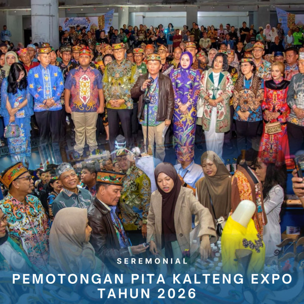 Gambar Seremonial Pemotongan Pita Kalteng Expo Tahun 2026