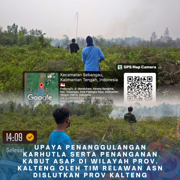 Gambar ASN DISLUTKAN KALTENG PEDULI KARHUTLA 23 September 2026