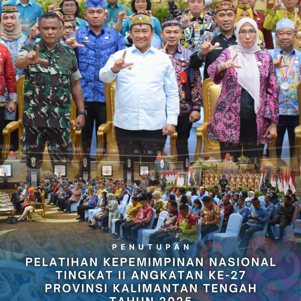 Gambar Penutupan Pelatihan Kepemimpinan Nasional Tingkat II Angkatan Ke-27 Prov. Kalteng Tahun 2025