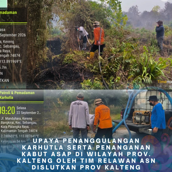 Gambar ASN DISLUTKAN KALTENG PEDULI KARHUTLA 22 September 2026