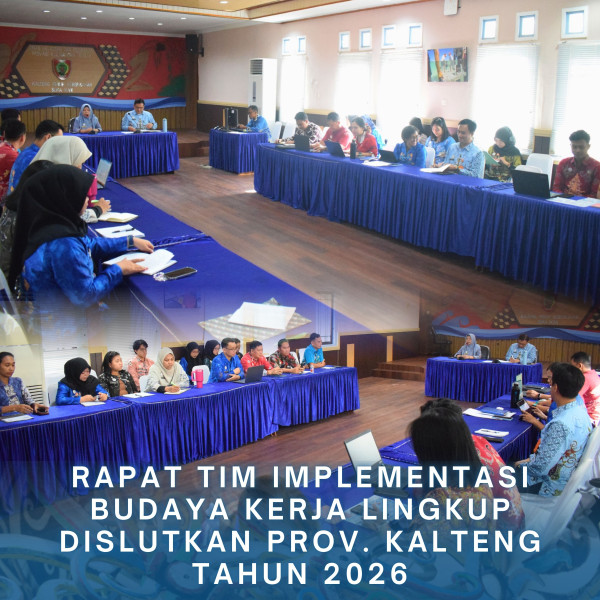 Gambar Rapat Implementasi Budaya Kerja Lingkup Dislutkan Prov. Kalteng Tahun 2026