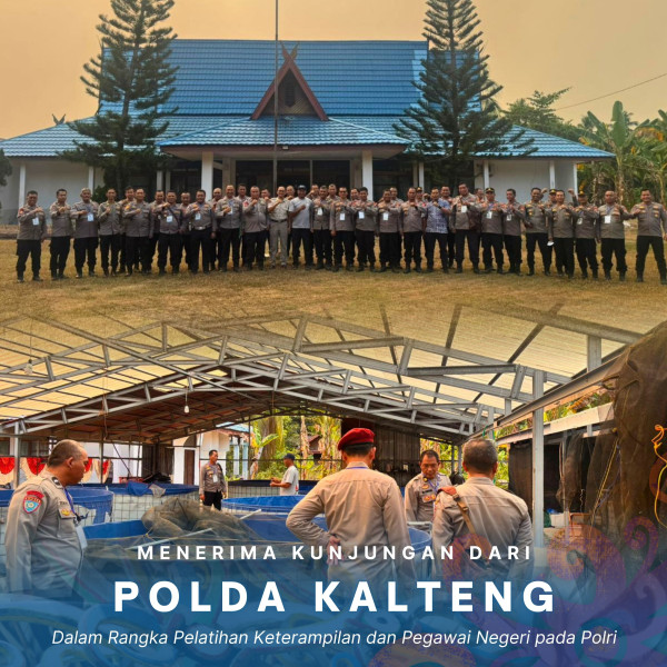 Gambar Menerima Kunjungan dari Polda Kalteng Dalam Rangka Pelatihan Keterampilan dan Pegawai Negeri pada Polri
