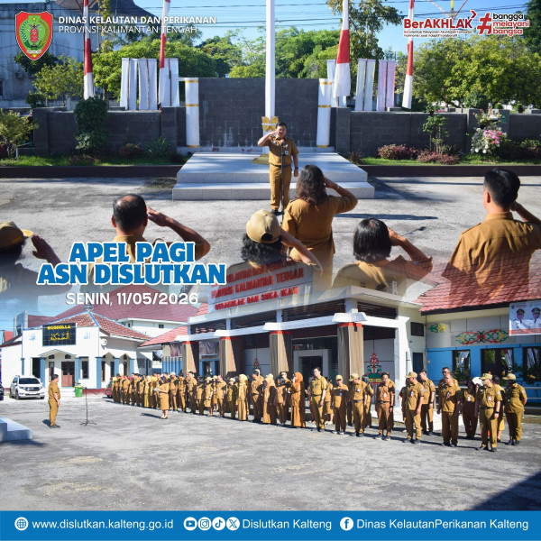 Gambar Apel Pagi ASN Dislutkan Prov. Kalteng, Senin 11 Mei 2026