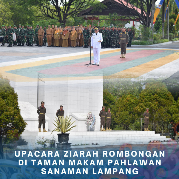 Gambar Upacara Ziarah Rombongan di Taman Makam Pahlawan Sanaman Lampang