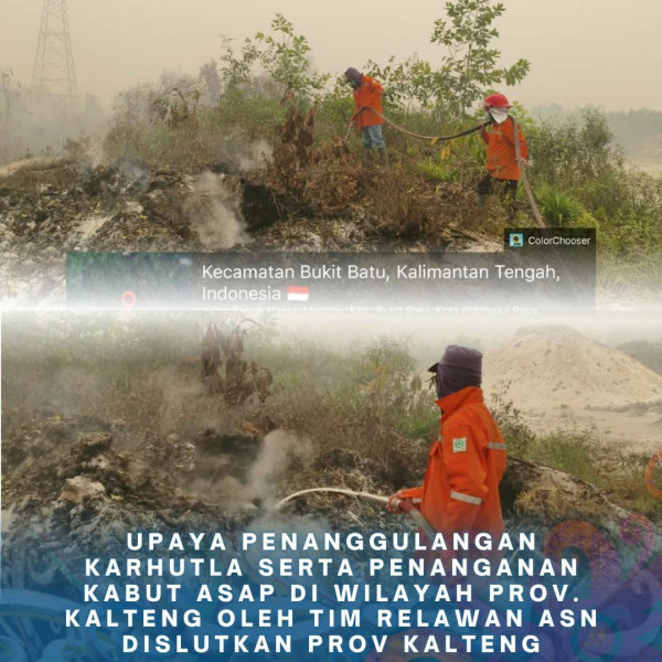 Gambar ASN DISLUTKAN KALTENG PEDULI KARHUTLA 07 Oktober 2026