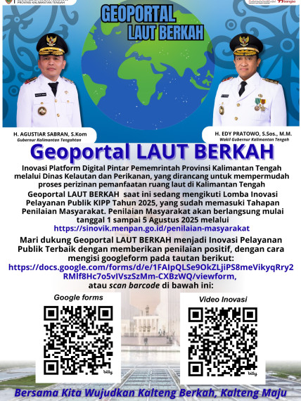 Gambar Geoportal Laut Berkah Jadi Finalis Kompetisi Inovasi Pelayanan Publik