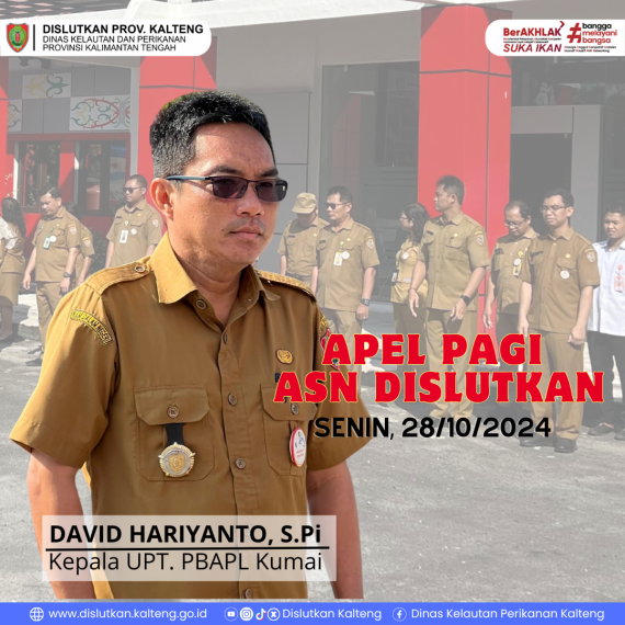 Gambar Apel Pagi Rutin ASN Dislutkan, Senin (28/10/2024)