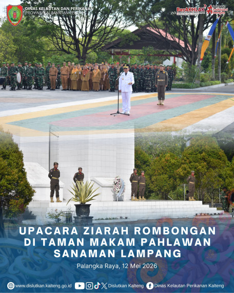 Gambar Upacara Ziarah Rombongan di Taman Makam Pahlawan Sanaman Lampang
