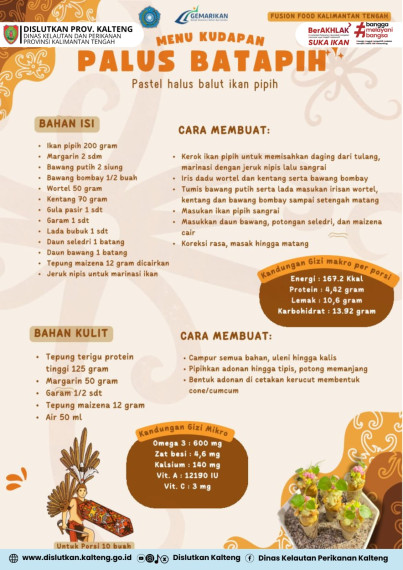 Gambar Palus Batapih (Pastel halus balut ikan pipih)