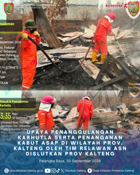 Gambar ASN DISLUTKAN KALTENG PEDULI KARHUTLA 30 September 2026