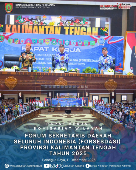 Gambar Rapat Kerja Komisariat Wilayah Forum Sekretaris Daerah Seluruh Indonesia (FORSESDASI) Provinsi Kalimantan Tengah Tahun 2025