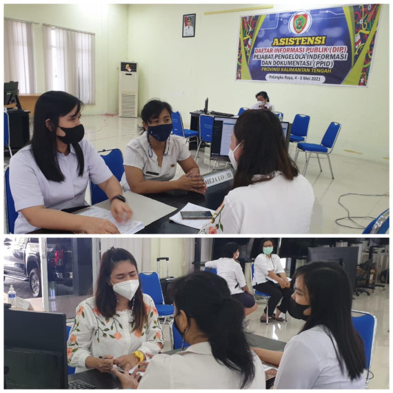 Gambar DISLUTKAN PROV. KALTENG MENGIKUTI ASISTENSI PPID