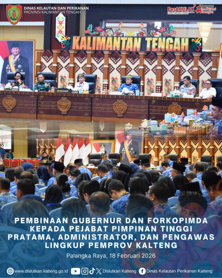 Gambar Pembinaan Gubernur dan Forkopimda kepada Pejabat Pimpinan Tinggi Pratama, Administrator, dan Pengawas lingkup Pemerintah Provinsi Kalimantan Tengah