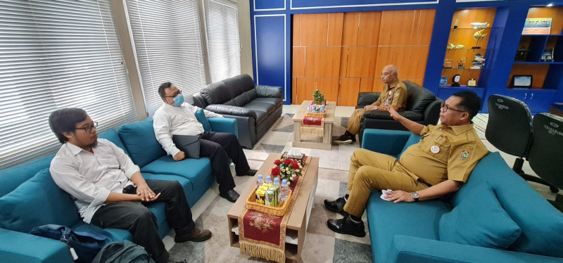 Gambar Perkuat Program Shrimp Estate, Dislutkan Prov. Kalteng Terima Kunjungan Perwakilan BPKP Prov. Kalteng