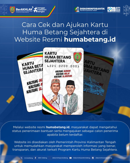 Gambar Cara Cek dan Ajukan Kartu Huma Betang Sejahtera