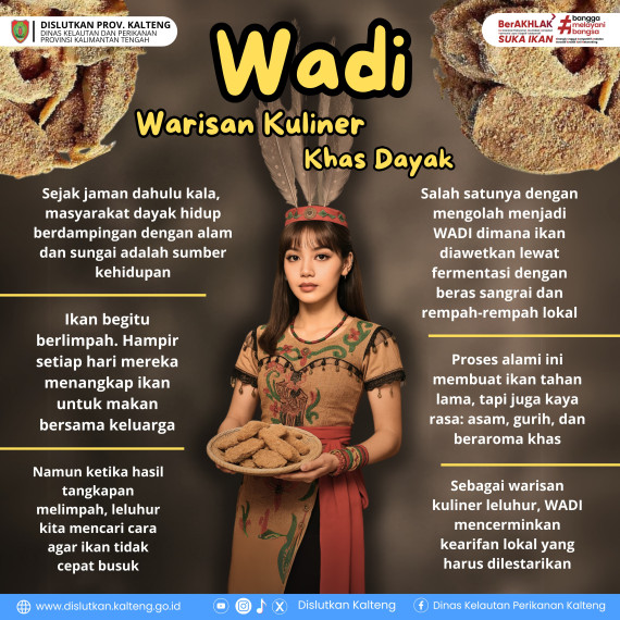 Gambar Wadi Warisan Kuliner Khas Dayak